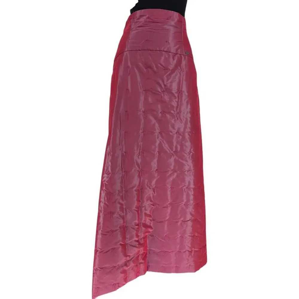 Chanel Fall 1999 Runway Asymmetrical Quilted Maxi Skirt – Size FR 42 (US 8)